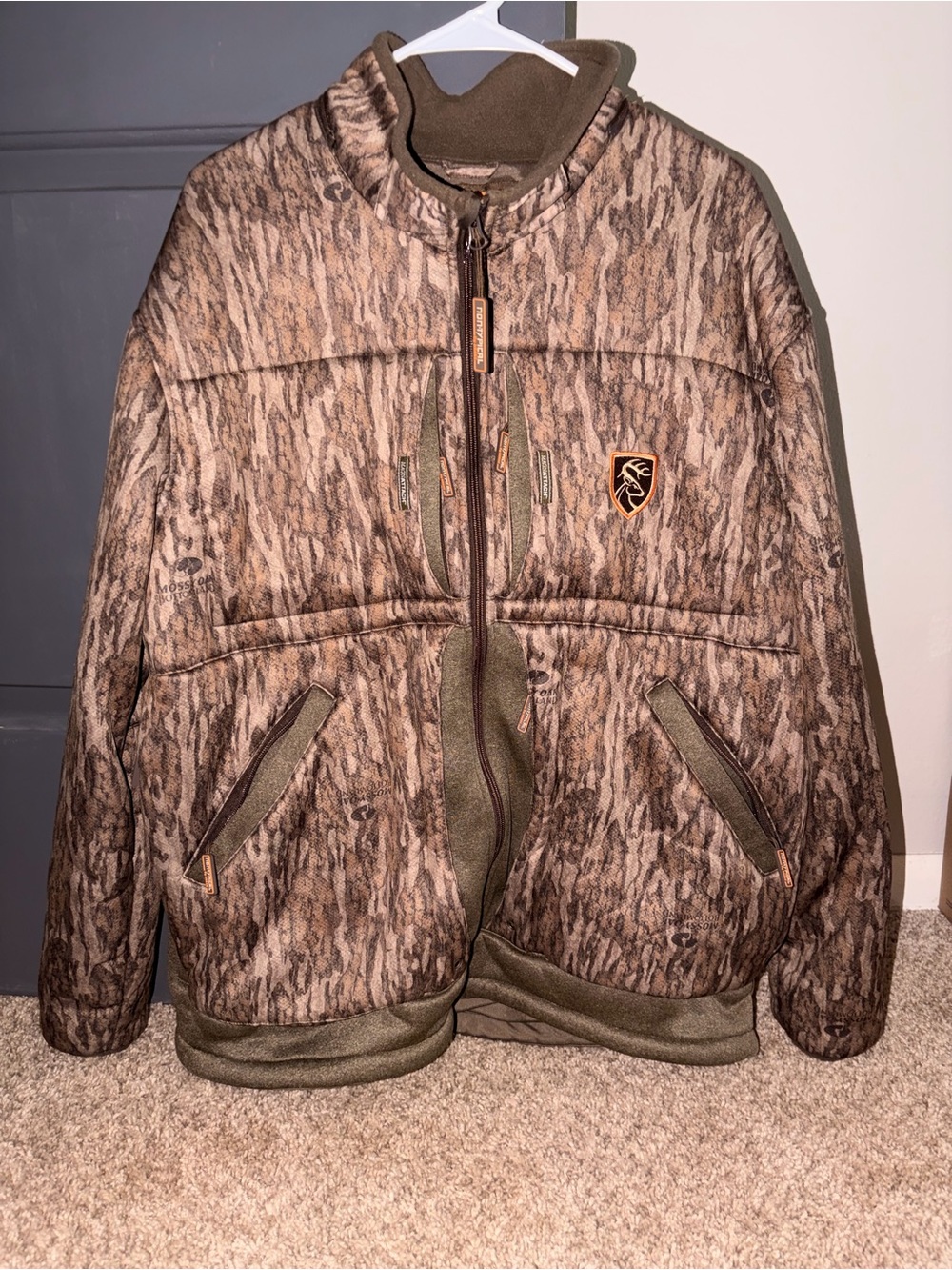 Drake Brown & Olive Realtree-Style Puffer Jacket